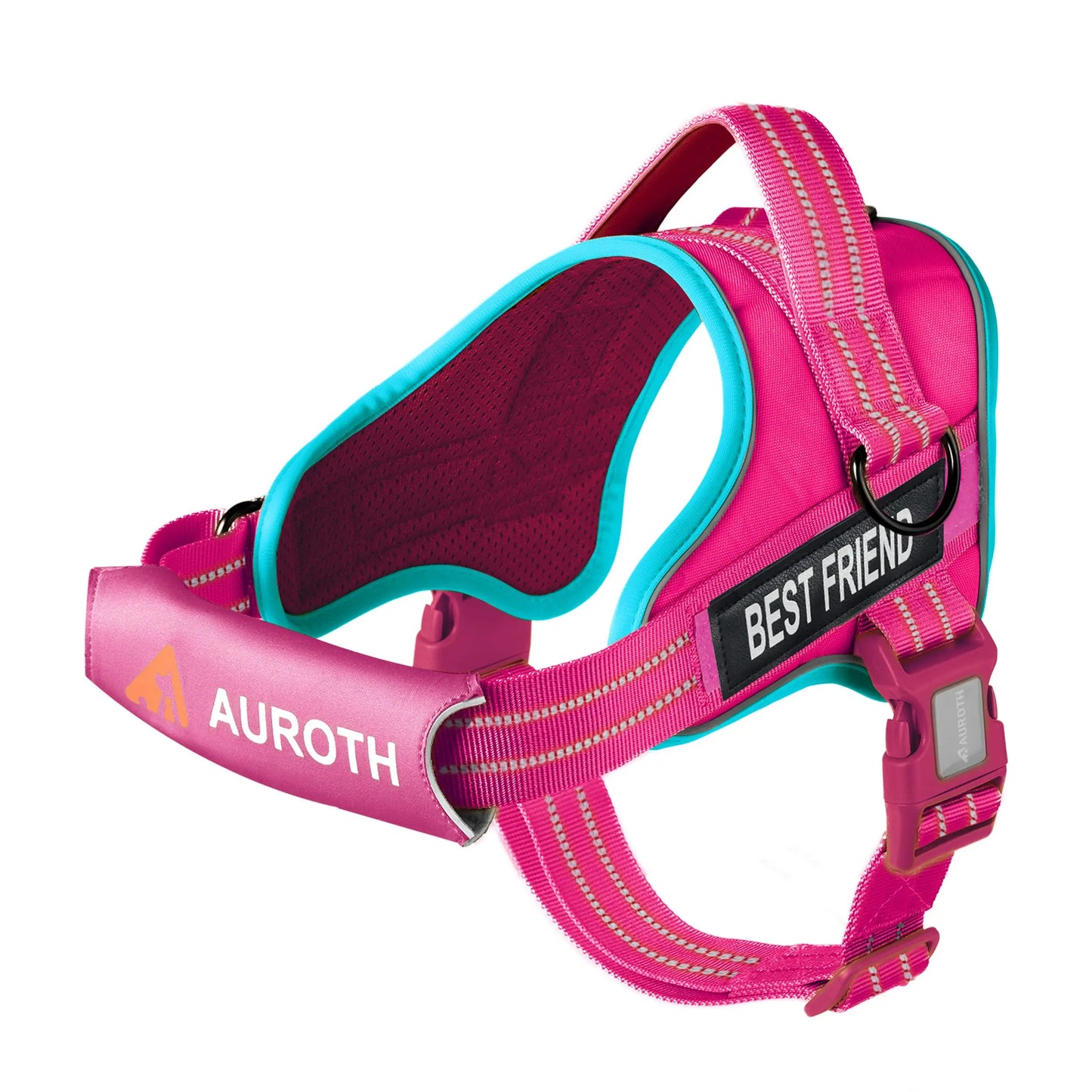 No-Pull Dog Harness with Soft Padded Vest, Adjustable Reflective Straps for Safe Walking and Training – Suitable for Small, Medium, and Large Dogs