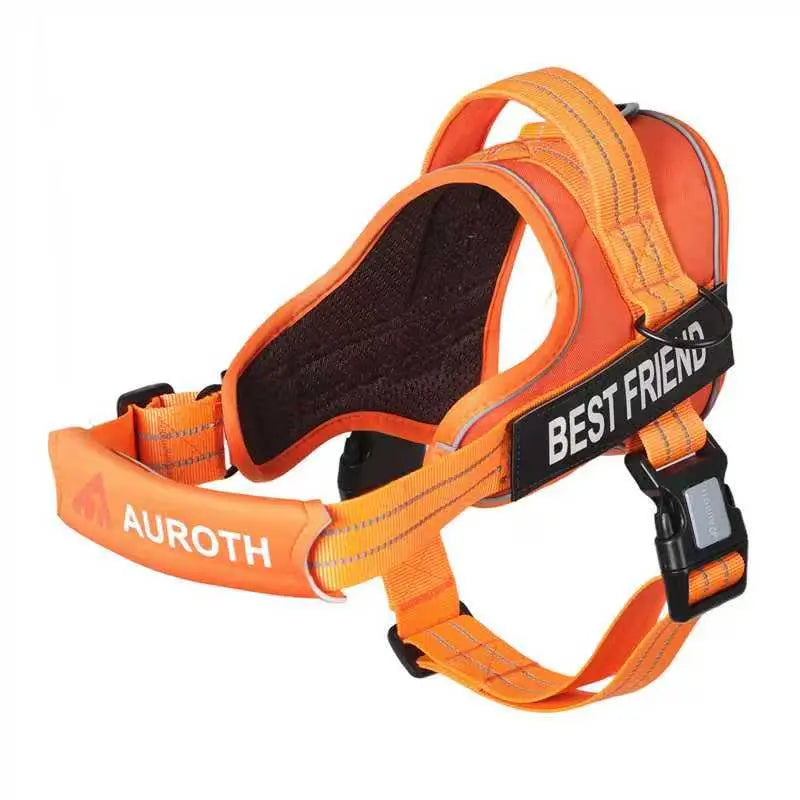 No-Pull Dog Harness with Soft Padded Vest, Adjustable Reflective Straps for Safe Walking and Training – Suitable for Small, Medium, and Large Dogs